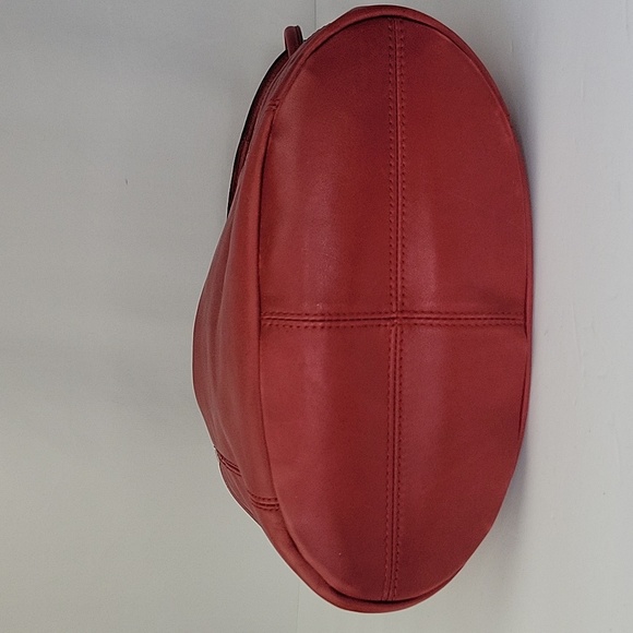 Tignanello Leather Bucket Bag Scarlett Red - Picture 6 of 16
